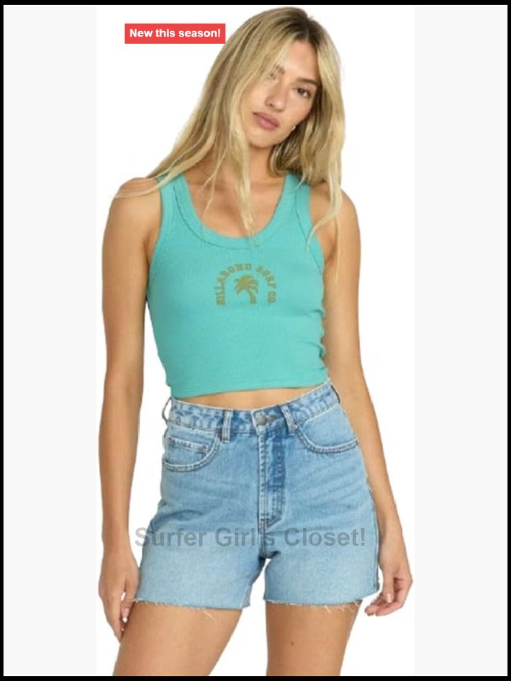 Women's Sleeveless Cotton Scoop Neck Tank Top Screen Print
